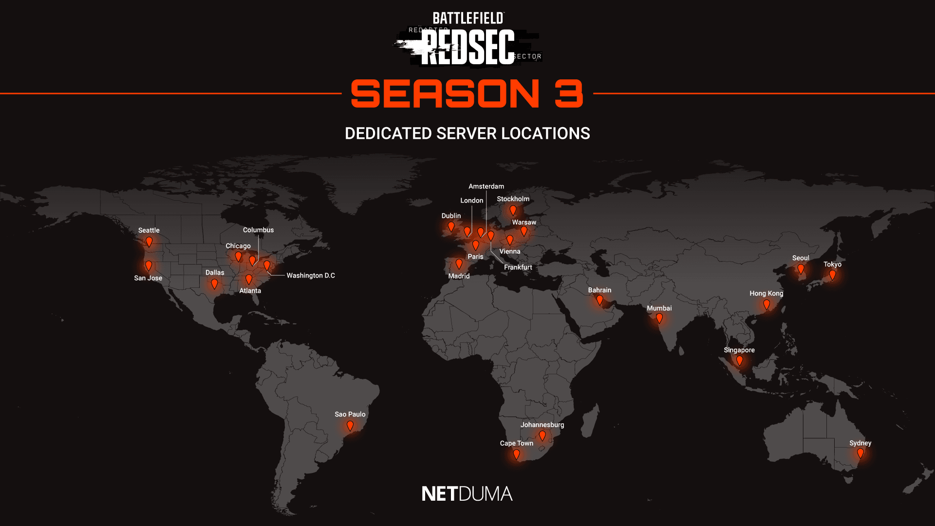 Pod Icon Redsec Battlefield REDSEC Server Locations & Lag Fix Guide (Season 3) | Netduma